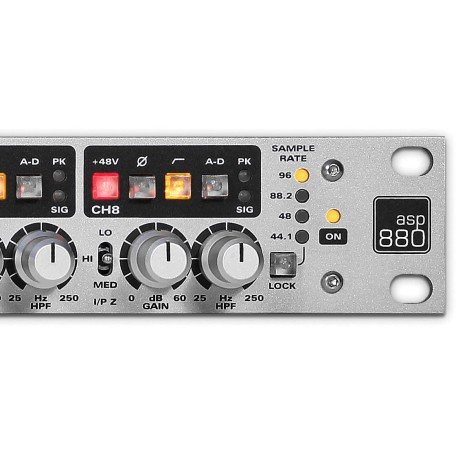 Audient ASP880 8 Channel Microphone Preamplifier and ADC