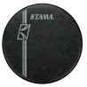 Tama Bass Drum Head Fiber Laminated Black 22" w/Logo for Superstar Hyper-Drive BK22BMFH