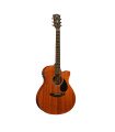 Kepma EAC-E Transacoustic K10 Semi - Acoustic Guitar - All Mahogany Matt