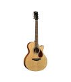 Kepma F0E GA TransAcoustic Guitar - Natural