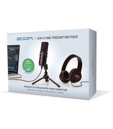 Zoom ZUM2 PMP Podcast USB Mic Pack