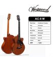 WESTWOOD AC-8 M ACOUSTIC GUITAR