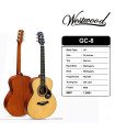 WESTWOOD GC-8 ACOUSTIC GUITAR