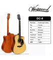 WESTWOOD DC-8 ACOUSTIC GUITAR