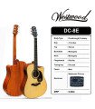 WESTWOOD DC-8E ELECTRIC ACOUSTIC GUITAR