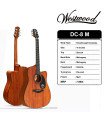 WESTWOOD DC-8 M ACOUSTIC GUITAR