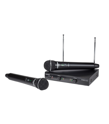 Samson STAGE 200 Dual-Channel VHF Wireless System (2 x Q6HH) (A,B,C,D)