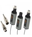 Digimore D-720 Wireless XLR & Guitar Transmitter/Receiver, 164ft Range,  Rechargeable Battery