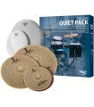 Zildjian LV468RH Low Volume Cymbal Pack with Remo Silent Stroke Drumheads