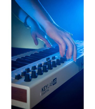 Arturia KeyLab MKII Essential 61 Universal Midi Keyboard Controller - White