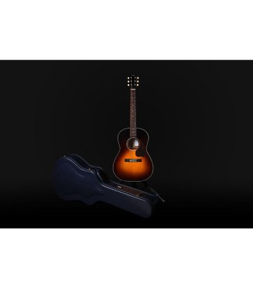 Enya T05B Semi- Acoustic Guitar with Hardcase - Sunburst