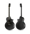 Enya EA-X3 PRO EQ TransAcoustic Guitar- Black Glossy