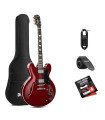 Donner DJP-1000 Semi-Hollow Electric Guitar Accessories