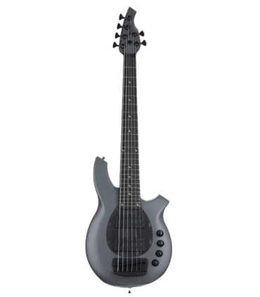 Ernie Ball Music Man Bongo 6HH Electric Bass Guitar - Titan Gray