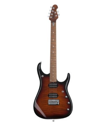 Ernie Ball Music Man JP15 Electric Guitar - Tiger Eye Flame