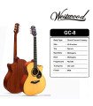 WESTWOOD GC-8 ACOUSTIC GUITAR