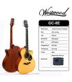 WESTWOOD GC-8E ACOUSTIC ELECTRIC GUITAR