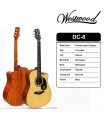 WESTWOOD DC-8 ACOUSTIC GUITAR