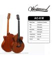 WESTWOOD AC-8 M ACOUSTIC GUITAR