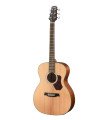 Walden O550E Acoustic Electric Guitar, Orchestra, with Bag -Satin Natural