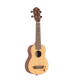 Ortega RU5-SO Soprano Ukulele, Bonfire Series, -Sapele Natural