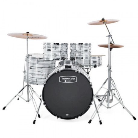 MAPEX TND5294FTCFI DRUM SET TORNADO WHITE WOOD