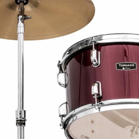 Mapex Tornado 5 Piece Drum Set Wine Red