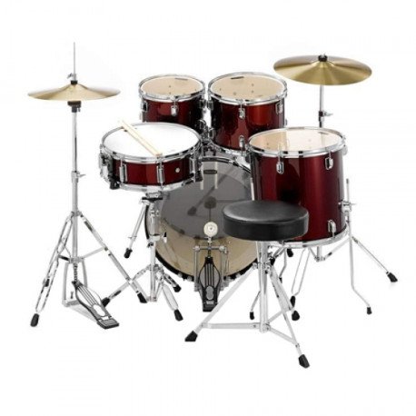 Mapex Tornado 5 Piece Drum Set Wine Red