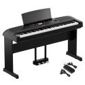 Yamaha DGX-670B 88-Keys Portable Digital Grand Piano With Pedal And Adaptor or Stand (complete pack)