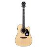 Saga SF-600CE Dreadnought Electro Acoustic Guitar (With Fishman Pickup) Natural