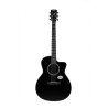 Saga SF-600GC-BK Grand Concert Acoustic Guitar (Black)