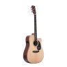 Saga SF700CE Pro Dreadnought Electro Acoustic Cutaway Guitar With Fishman Pickup (Natural)