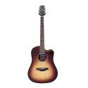 Westwood (DC-340E OR) Electro-Acoustic Guitar With Fishman Pickup (Oriental retro)