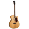 Cort Gold-OC6 Bocote Electro-Acoustic Guitar With Gig Bag - Natural Glossy