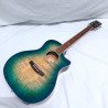 CORT GA-QF CBB GRAND AUDITORIUM ELECTRO-ACOUSTIC GUITAR -CORAL BLUE BURST