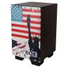 Clapbox Graphic Cajon- American FLAG American Maple cajon (American Maple front plate, MDF