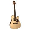 GREG BENNETT D5CE ELECTRO-ACOUSTIC GUITAR NATURAL