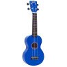 Mahalo Rainbow Series Soprano Ukulele Blue with Bag - MR1BU