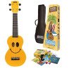 Mahalo U-Smile Series Soprano Ukulele with Essential Pack - U-SMILE YWK