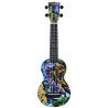 Mahalo Art II Series Soprano Ukulele Graffiti With Bag - MA1GR