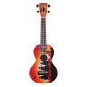 Mahalo Artist Elite Series Concert Ukulele Wild West With Bag - MA2WW