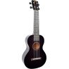 Mahalo Hano Series Concert Ukulele Wide Neck Trans Black With Bag - MH2WTBK