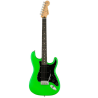 Fender Electric Guitar Player Strat Ebony Neon Green	144612533 ( Limited Edition )