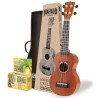 Mahalo Java Series Soprano Ukulele Trans. Brown With Essential Pack - MJ1TBRK