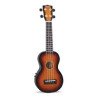 Mahalo Java Series Soprano Ukulele MVT2 Electronics Trans. Brown With Bag