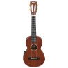 Mahalo Java Series Concert Ukulele Trans Brown With MVT2 Electronics & Padded Bag - MJ2VTTBR