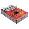 Mahalo Kalimba Photo Flame Koa With Bag & Tuning Hammer - MKA17KA