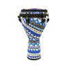 Pluto Djembe 10" Blue Fabric with Stand & Cover DJ-10 BF