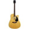 Pluto Acoustic Guitar 201 series Dreadnought Cutaway HW41C-201-NAT